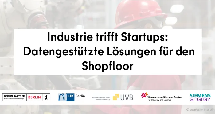 Sharepic für Industrie trifft Startups