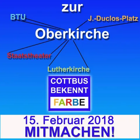 Sternmarsch Cottbus
